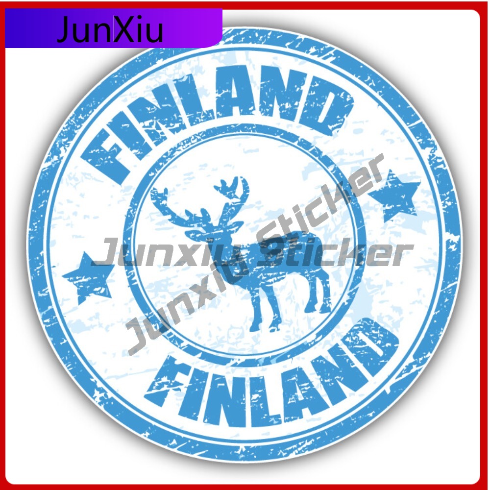 Car Accessories Must Have - Finland Deer Grunge Anime Must-Have, lichtbeständig,