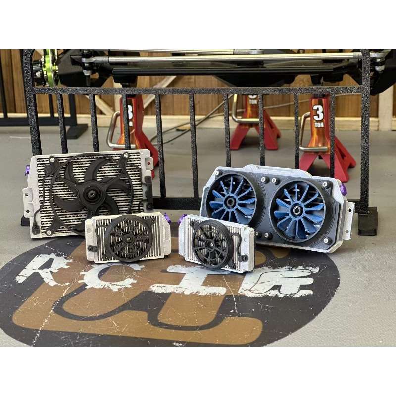Car Accessories Youtube - RC Crawler Maßstabsgetreue Dekor-Teile, Kühlventilator, Kühlerrohr,