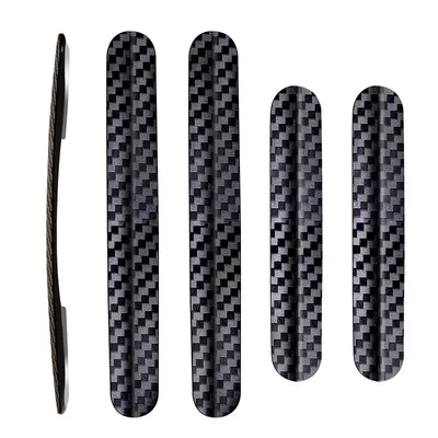 Car Accessories Quick Delivery - 4 Stück Universelle Autotürschutzstreifen Anti-Kratz-Aufkleber Kohlefaser-Kantenschutzstreifen