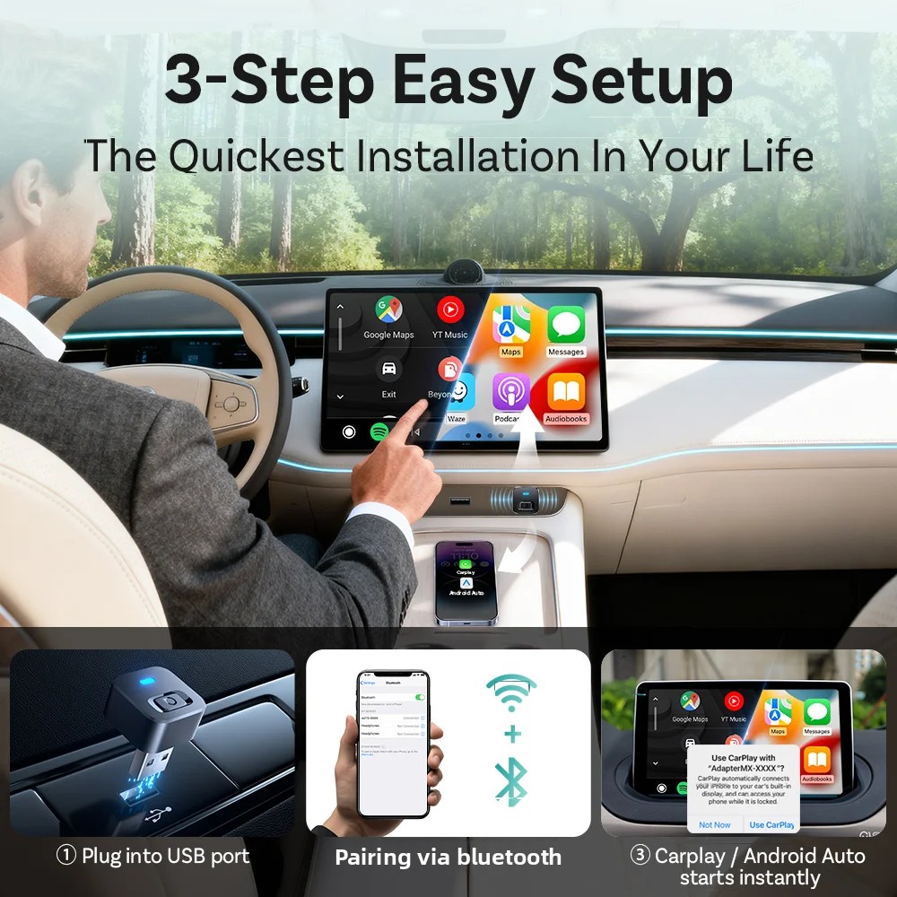 OTTOCAST Mini Dot Wireless Car – Car Accessories Youtube Bewertung und Preis
